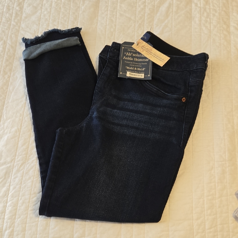 Democracy Dark Indigo Ankle Jeans